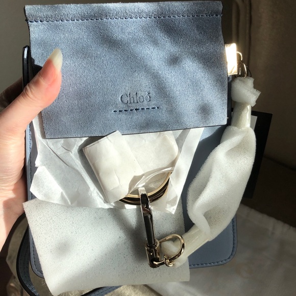 SOLD-Chloe Faye small bracelet bag- suede calf - Picture 3 of 8